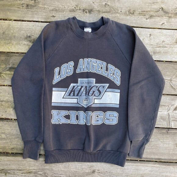 Vintage 1988 Trench Wayne Gretzky Crewneck Sweater Los Angeles Kings Small - Picture 12 of 13